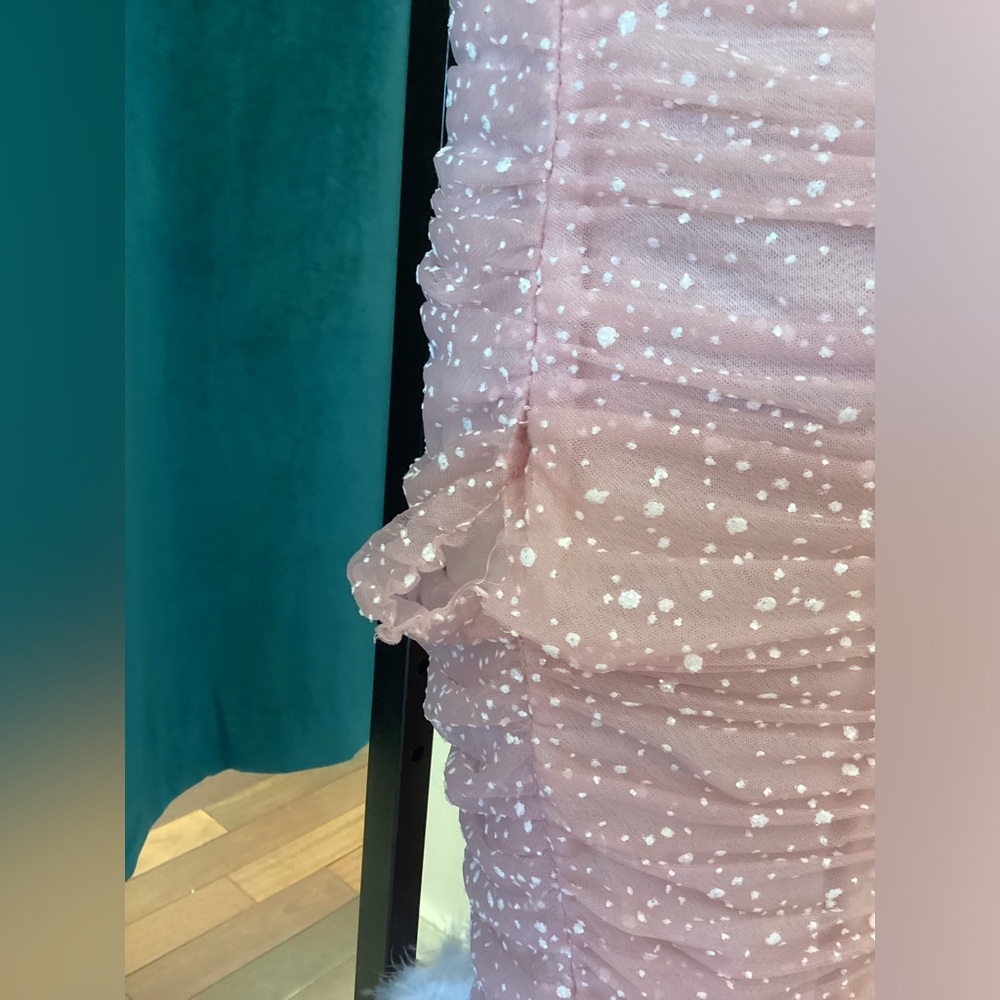Portia & Scarlett off the shoulder embellished fitted mermaid gown - Picture 6 of 7